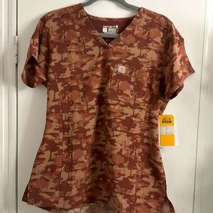 Carhartt scrub top small